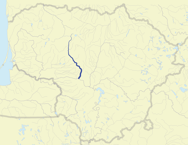 Река Дубиса на карте