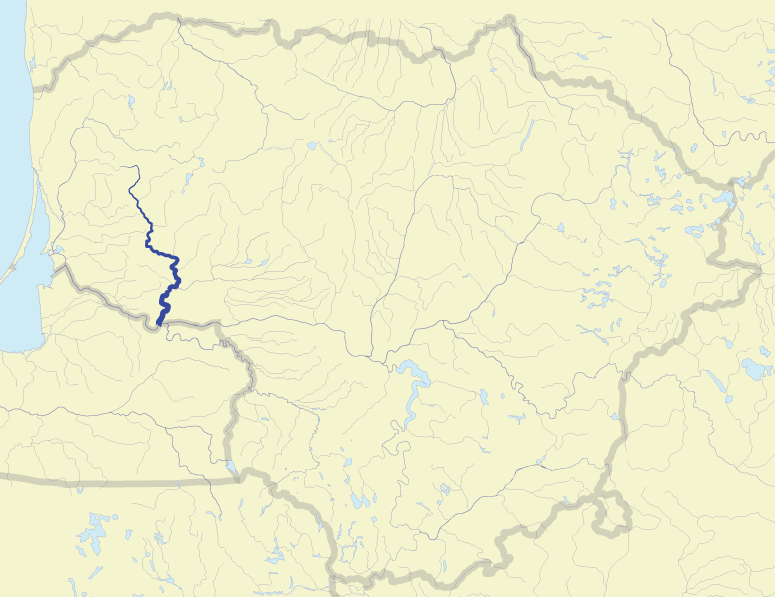 Река Юра на карте