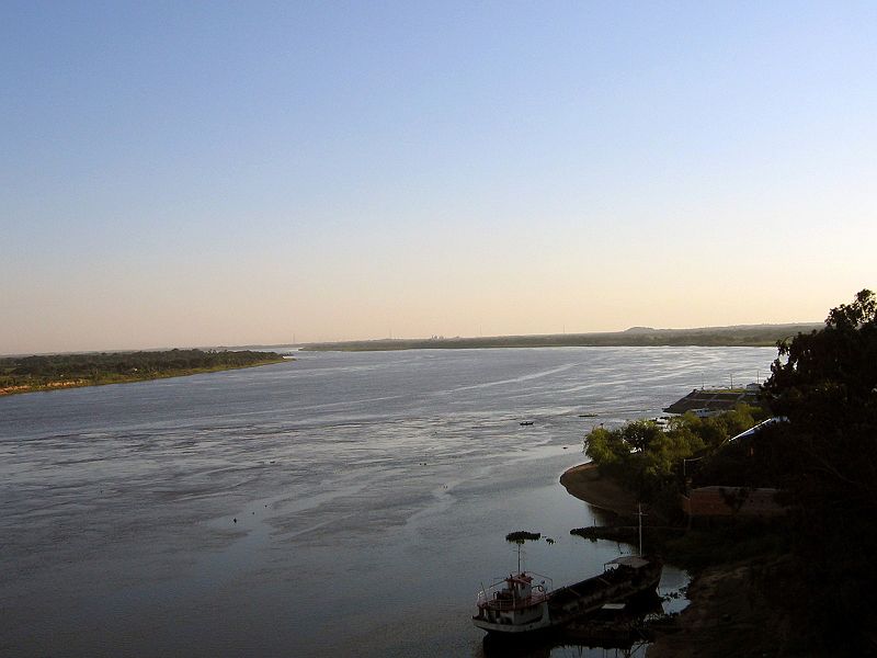 Река Парагвай около Асунсьона
