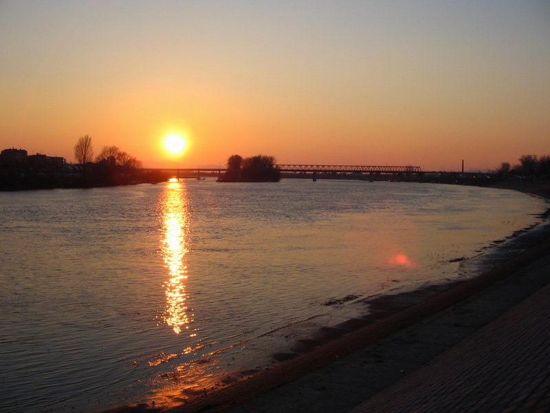 Река Сава в Славонски-Броде