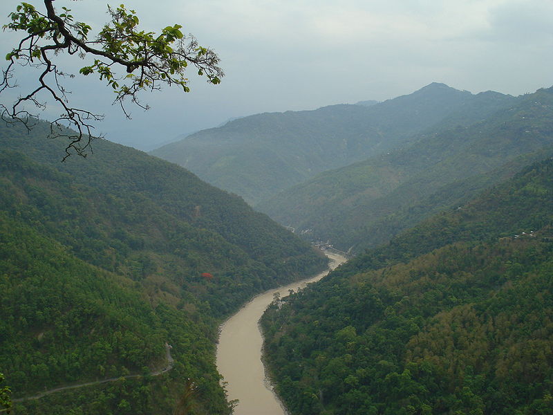 Река Тиста в южном Сиккиме