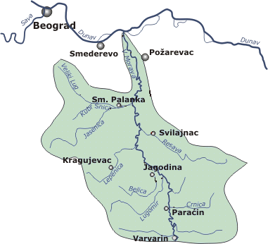 Бассейн реки Моравы