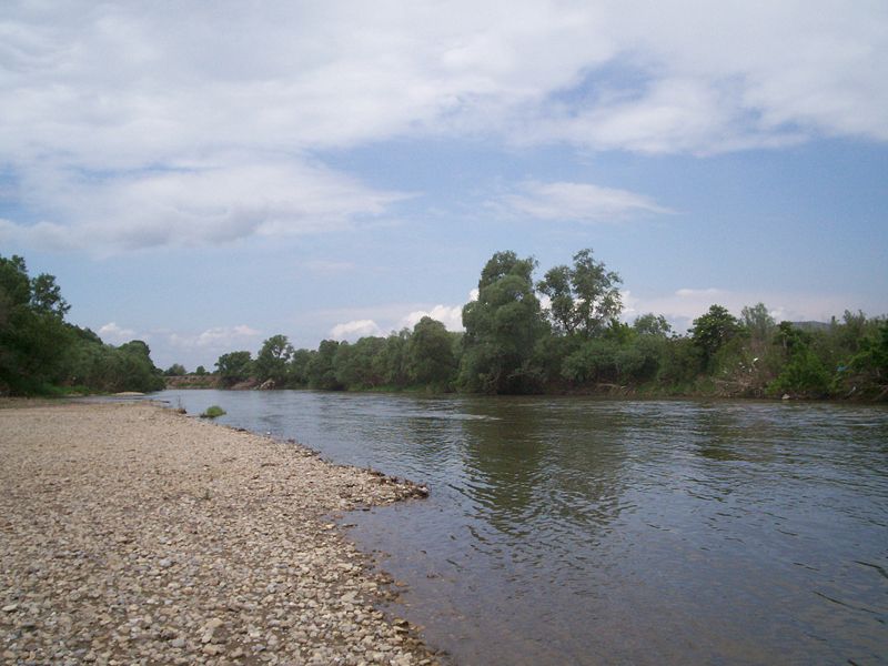 Вид на реку Южная Морава