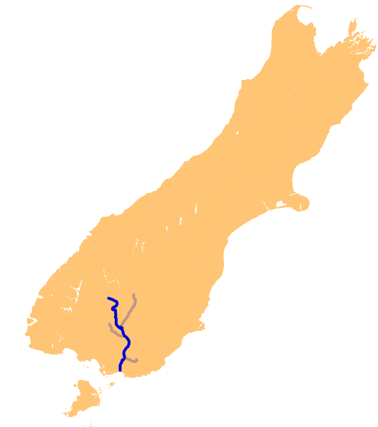 Река Матаура на карте