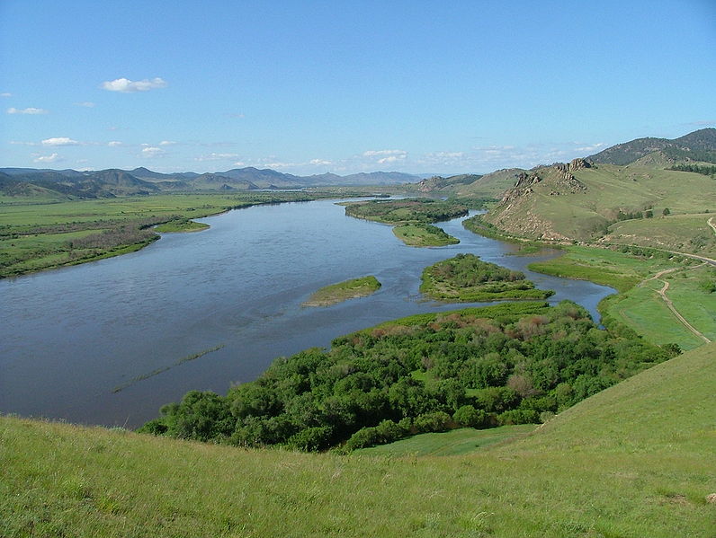 Вид на реку Селенга