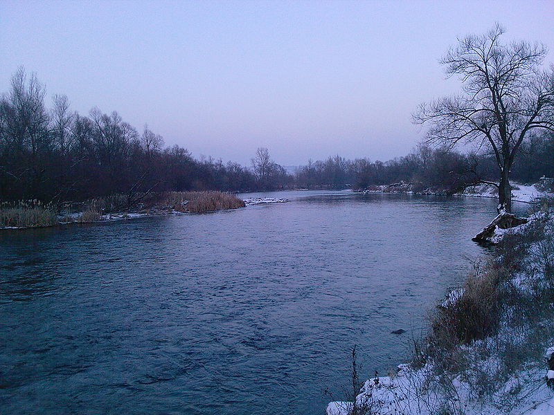 Вид на реку Западная Морава
