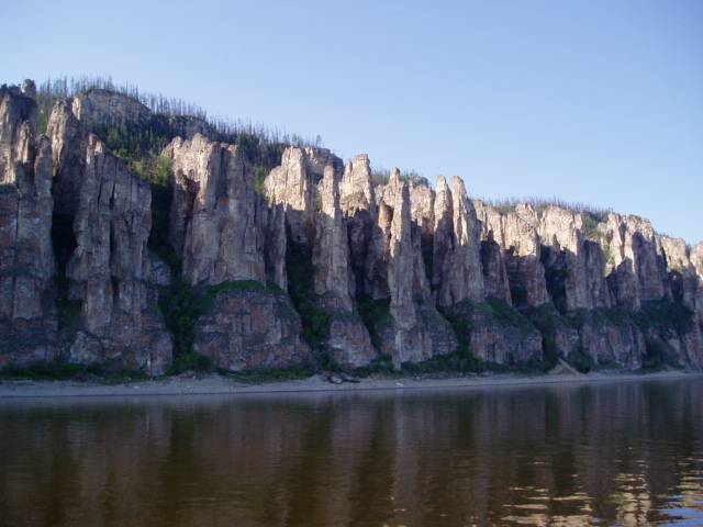 Ленские столбы на реке Лена