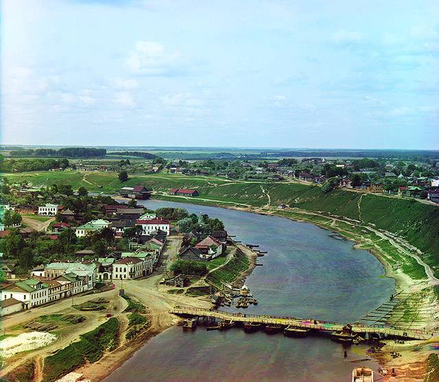 Река Волга в Ржеве