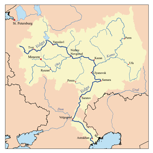 Бассейн реки Волги