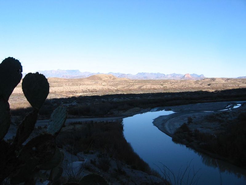 Река Рио-Гранде в национальном парке Биг-Бенд